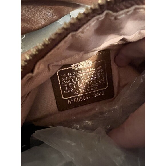 Vintage Coach Parker Shoulder Bag Leather Brown - Picture 9 of 10